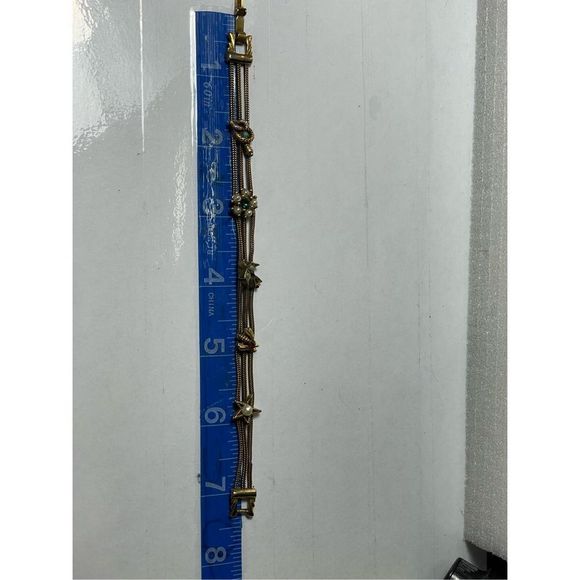 SOLD! Vintage Charm Bracelet 7.25” Long - Picture 3 of 5